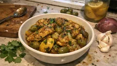 Moroccan Chicken Tagine with Preserved Lemon and Olives – easy, slow-simmered comfort