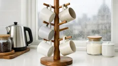A mug tree might be the easiest way to stop your kitchen cupboard chaos